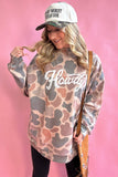 howdy duck camo crewneck