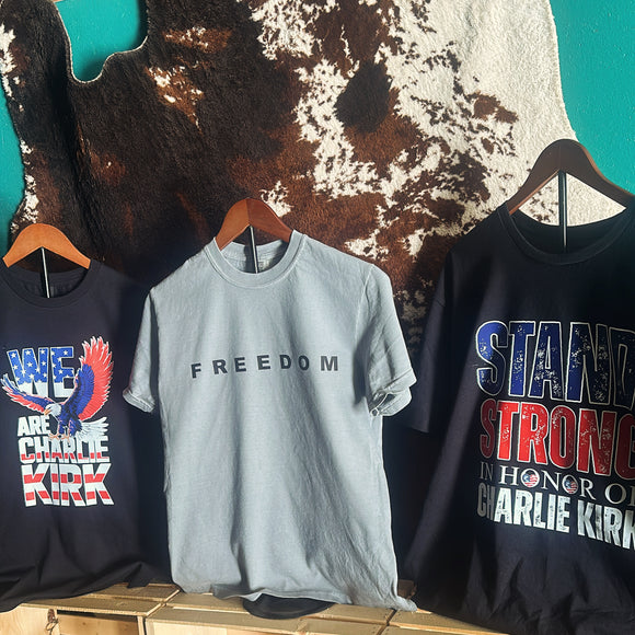 Charlie Kirk tees