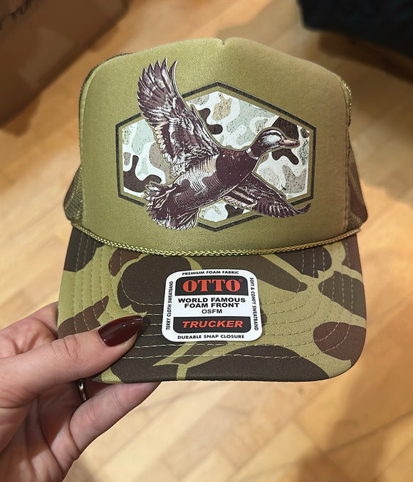 Duck camo hat