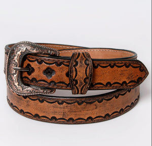 Genuine leather belt (copper buckle)