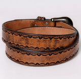 Genuine leather belt (copper buckle)