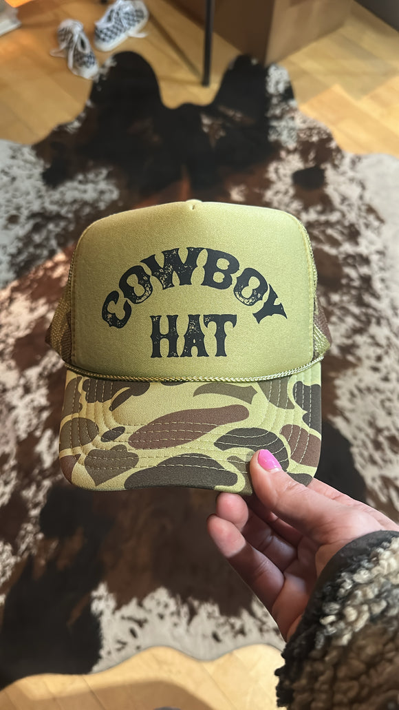 Cowboy hat (duck camo)