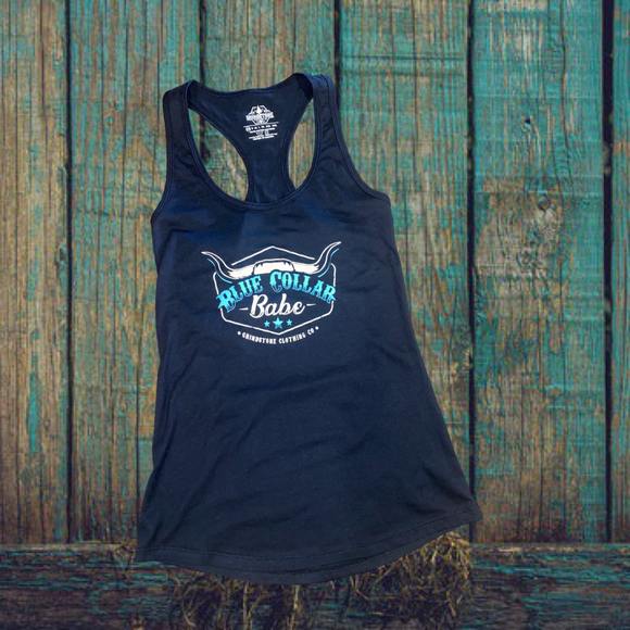 Blue collar babe tank