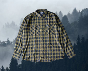 Army green lumberjack flannel